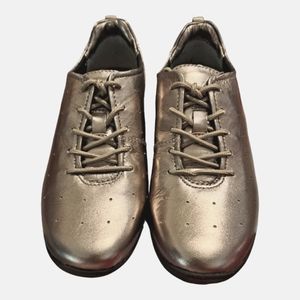 Ros Hommerson Pewter Nelly Leather Walking Shoe  Women Size 6